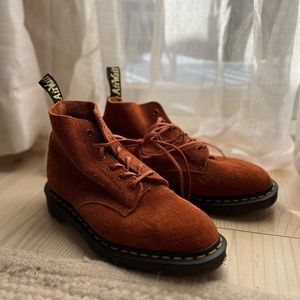 Dr. Martens 101 Made in England Desert Oasis Suede Ankle Boots EUC